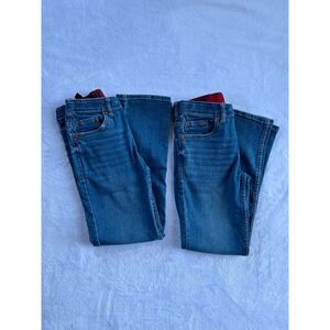 Boys Levi's 514 Jean Lot of Two Size 12 Reg 26 x 27 Adjustable Waist, Stretch